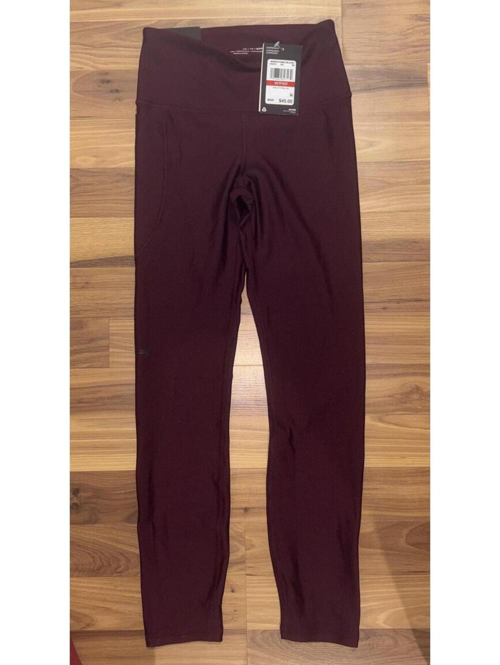 Under Armour HeatGear Compression High Rise Ankle Leggings XS NWT